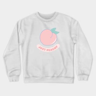 Just Peachy Crewneck Sweatshirt